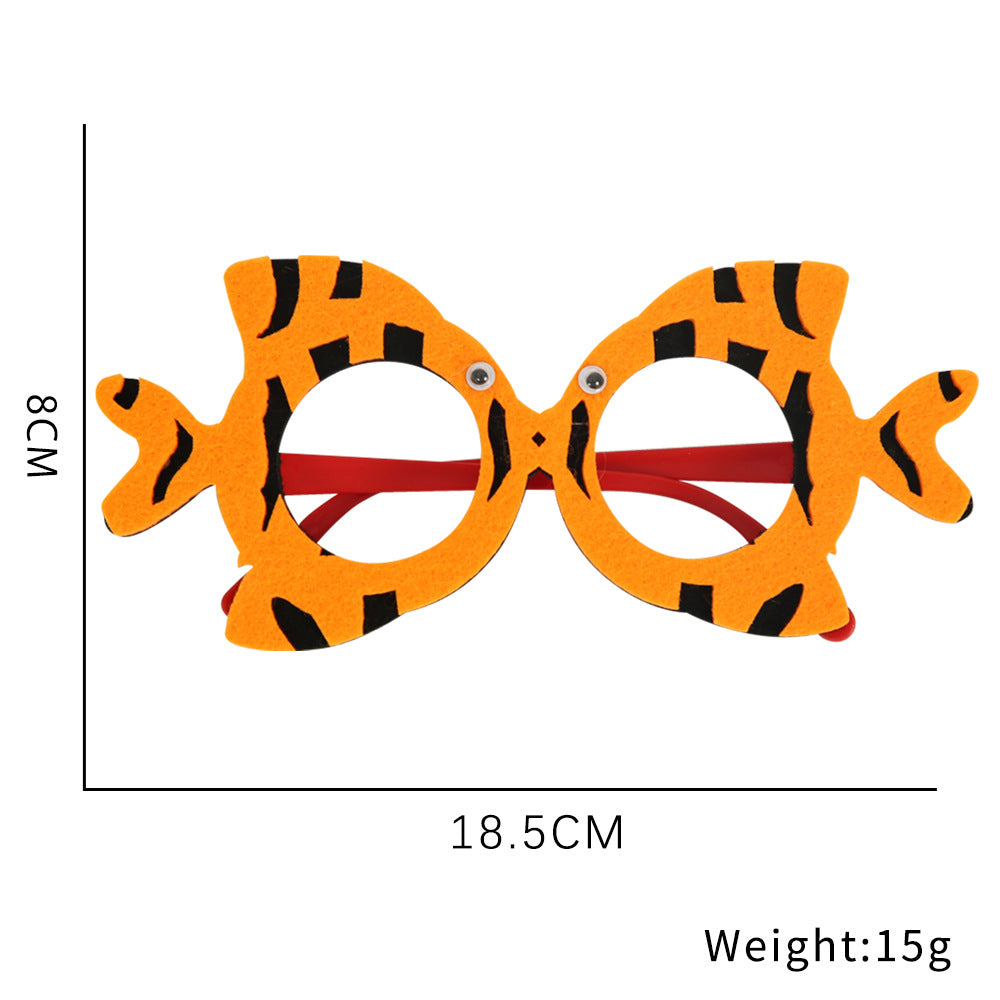 Wholesale 2025 New Hawaiian Glasses Decoration Children's Ball Photo Props Plastic Glasses Party Supplies